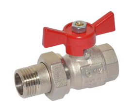 Кран-американка шаровой Bonomi прямой для воды вн-нар 7650 1/2" (76500004R) Кран-американка шаровой Bonomi прямой для воды вн-нар 7650 1/2" (76500004R)