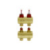 Колектор 1"х2 виходи з витратоміром FHF-2f 3/4" Danfoss 088U0522 088U0522