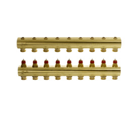Колектор 1"х9 виходів без витратомірів FHF-9 3/4" Danfoss 088U0509
