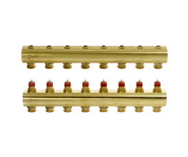 Коллектор 1"х8 выходов без расходомеров FHF-8 3/4" Danfoss 088U0508