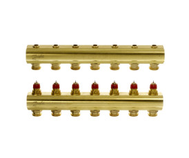 Колектор 1"х7 виходів без витратомірів FHF-7 3/4" Danfoss 088U0507