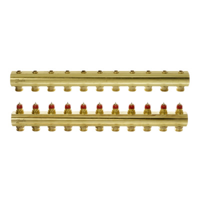 Колектор 1"х11 виходів без витратомірів FHF-11 3/4" Danfoss 088U0511