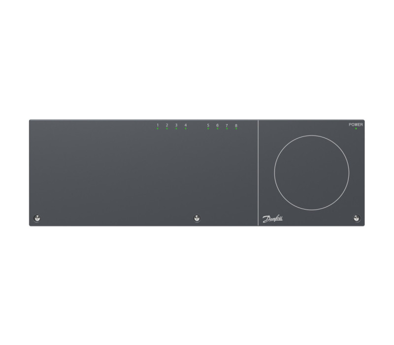 Комутаційний пристрій теплої підлоги, 8 каналів, 14 виходів Icon Danfoss 088U1040 Комутаційний пристрій теплої підлоги, 8 каналів, 14 виходів Icon Danfoss 088U1040