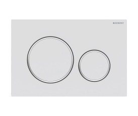 Смывная клавиша Geberit Sigma20 для двойного смыва Round белый матовый/глянцевый хром (115.882.JT.1) Смывная клавиша Geberit Sigma20 для двойного смыва Round белый матовый/глянцевый хром (115.882.JT.1)