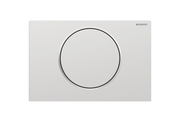 Змивна клавіша Geberit Sigma10 для змивання/зупинки змивання Round матовий хром/глянсовий хром 115.758.JQ.5 115.758.JQ.5