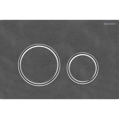 Смывная клавиша Geberit Sigma50 (ex Sigma21) для двойного смыва Round сланец Mustang (115.884.JM.1) Смывная клавиша Geberit Sigma50 (ex Sigma21) для двойного смыва Round сланец Mustang (115.884.JM.1)