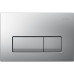 Змивна клавіша Geberit Delta50 для подвійного змиву Square матовий хром 115.119.46.1 115.119.46.1