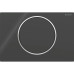 Змивна клавіша Geberit Sigma10 для змивання/зупинки змивання Round чорний/глянсовий хром (115.758.KM.5) 115.758.KM.5