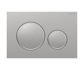 Смывная клавиша Geberit Sigma20 для двойного смыва Round матовый/полированный (115.882.SN.1)