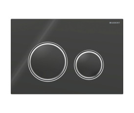 Смывная клавиша Geberit Sigma50 (ex Sigma21) для двойного смыва Round черный/хром (115.884.SJ.1) Смывная клавиша Geberit Sigma50 (ex Sigma21) для двойного смыва Round черный/хром (115.884.SJ.1)