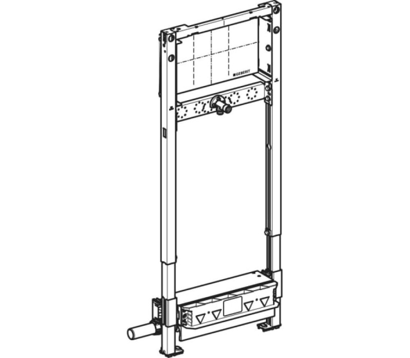 Монтажный элемент Geberit Duofix для душевой системы 130 см с водоотводом в стене, настенный смеситель укрытия. монт., для высоты выравн. 111.581.00.2 Монтажный элемент Geberit Duofix для душевой системы 130 см с водоотводом в стене, настенный смеситель укрытия. монт., для высоты выравн. 111.581.00.2