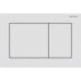 Смывная клавиша Geberit Omega20 для двойного смыва Square белый матовый 115.080.01.1 115.080.01.1