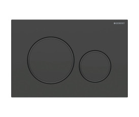 Смывная клавиша Geberit Sigma20 для двойного смыва Round черный матовый (115.882.16.1)
