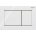 Смывная клавиша Geberit Omega20 для двойного смыва Square белый/белый матовый 115.080.11.1 115.080.11.1