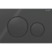 Смывная клавиша Geberit Sigma20 для двойного смыва Round черный/черный матовый (115.882.DW.1) 115.882.DW.1