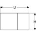 Смывная клавиша Geberit Sigma70 для двойного смыва Square красное золото/матовое 115.622.QB.1 115.622.QB.1