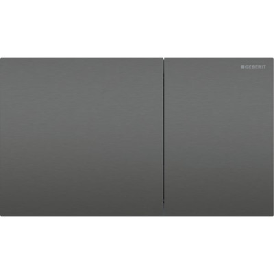 Смывная клавиша Geberit Sigma70 для двойного смыва Square черный хром/матовый 115.622.QD.1