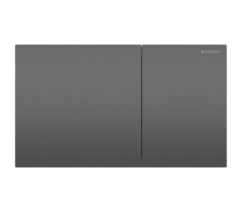 Смывная клавиша Geberit Sigma70 для двойного смыва Square черный хром/матовый 115.622.QD.1