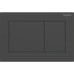 Смывная клавиша Geberit Omega20 для двойного смыва Square черный матовый/черный 115.080.16.1 115.080.16.1