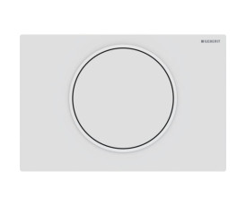 Смывная клавиша Geberit Sigma10 для смывания/остановки смывания Round белый матовый/белое 115.758.01.5 Смывная клавиша Geberit Sigma10 для смывания/остановки смывания Round белый матовый/белое 115.758.01.5
