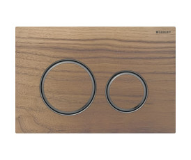 Змивна клавіша Geberit Sigma50 (ex Sigma21) для подвійного змиву Round горіх (115.651.JX.1)