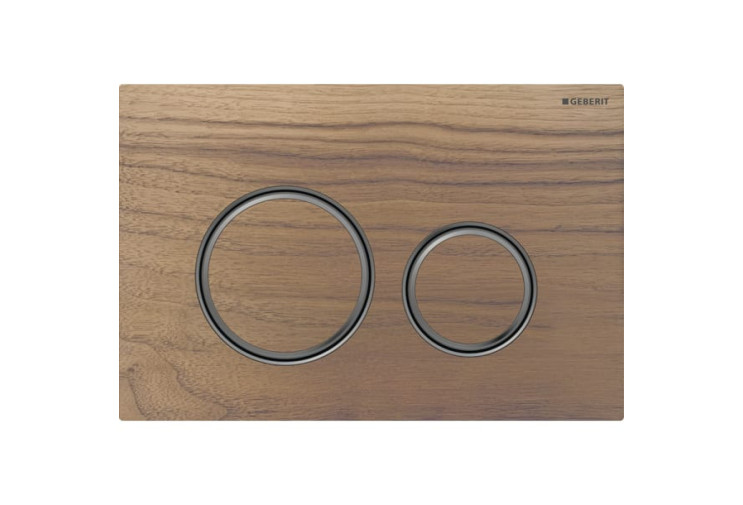 Смывная клавиша Geberit Sigma50 (ex Sigma21) для двойного смыва Round орех (115.651.JX.1) 115.651.JX.1