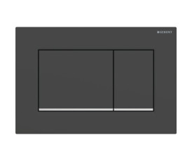 Змивна клавіша Geberit Sigma20 (ex Sigma30) для подвійного змиву Square чорний матовий/глянсовий хром (115.883.14.1) Змивна клавіша Geberit Sigma20 (ex Sigma30) для подвійного змиву Square чорний матовий/глянсовий хром (115.883.14.1)