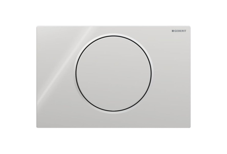 Змивна клавіша Geberit Sigma10 для змивання/зупинки змивання Round глянцевий хром/матовий хром 115.758.KH. 5 115.758.KH.5