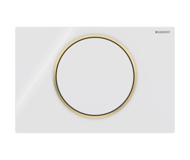Змивна клавіша Geberit Sigma10 для змивання/зупинки змивання Round білий/позолота (115.758.KK.5) Змивна клавіша Geberit Sigma10 для змивання/зупинки змивання Round білий/позолота (115.758.KK.5)