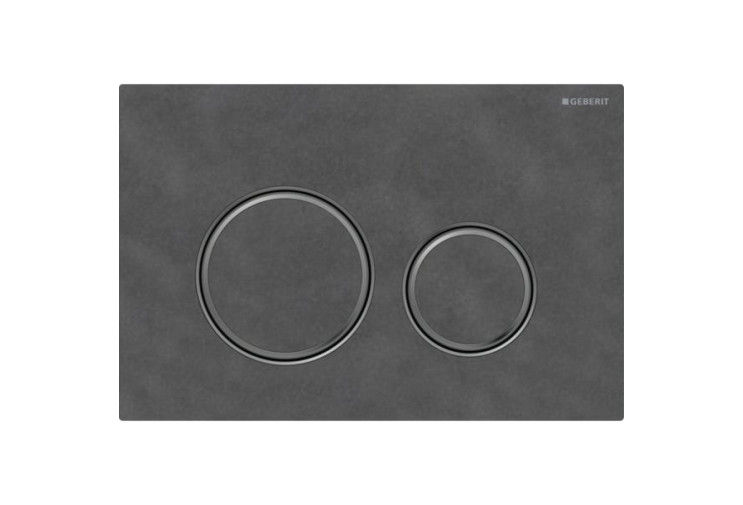 Смывная клавиша Geberit Sigma50 (ex Sigma21) для двойного смыва Round сланец Mustang (115.651.JM.1) 115.651.JM.1