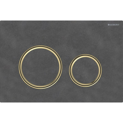 Смывная клавиша Geberit Sigma50 (ex Sigma21) для двойного смыва Round сланец Mustang (115.652.JM.1) Смывная клавиша Geberit Sigma50 (ex Sigma21) для двойного смыва Round сланец Mustang (115.652.JM.1)