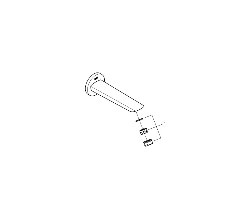 Вилив для ванни Grohe BauCosmopolitan New (13255001) Вилив для ванни Grohe BauCosmopolitan New (13255001)