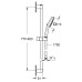 Душевой гарнитур Grohe Tempesta Cube 110, 2 режима струи (26908003) 26908003