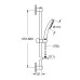 Душовий гарнітур Grohe Tempesta 110, 1 режим струменя (27924003) 27924003