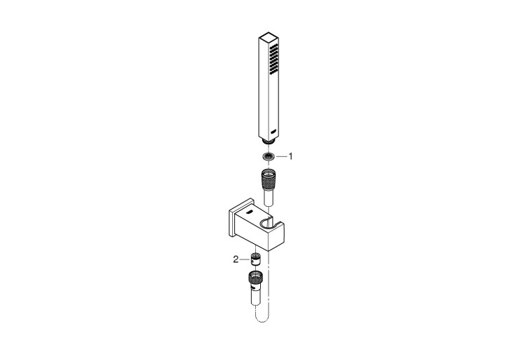 Душовий набір Grohe Euphoria Cube Stick, 1 режим струменя (26405000) 26405000