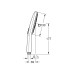 Ручний душ Grohe Rainshower Smartactive Cube 130, 3 режими струменя (26550000) 26550000