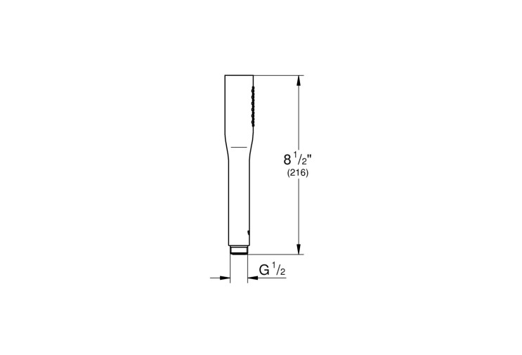 Ручной душ Grohe Euphoria Cosmopolitan Stick, 1 вид струи (22126kf0) 22126KF0
