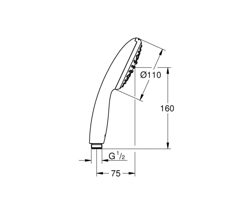 Ручний душ Grohe Tempesta 110, 1 режим струменя (27923003) Ручний душ Grohe Tempesta 110, 1 режим струменя (27923003)