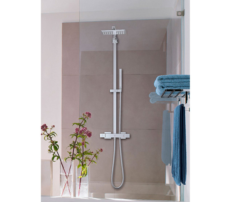 Душевая система Grohe Euphoria Cube System 230 с термостатом для настенного монтажа (26087000)