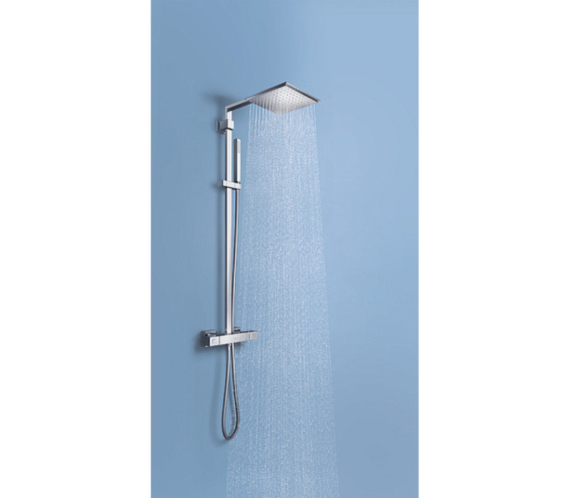 Душевая система Grohe Euphoria Cube System 230 с термостатом для настенного монтажа (26087000)