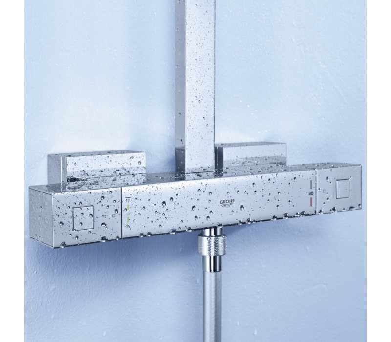 Душевая система Grohe Euphoria Cube System 230 с термостатом для настенного монтажа (26087000)