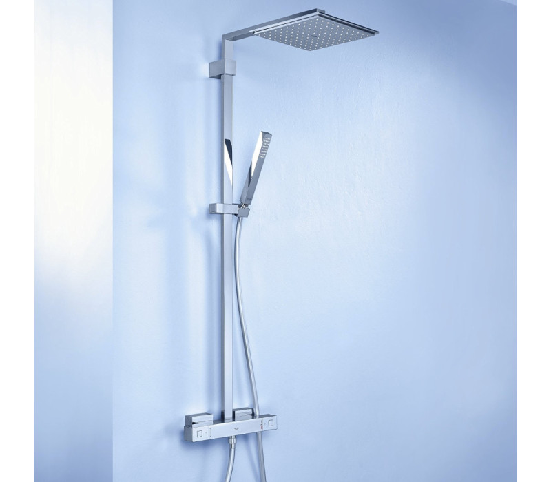 Душевая система Grohe Euphoria Cube System 230 с термостатом для настенного монтажа (26087000)