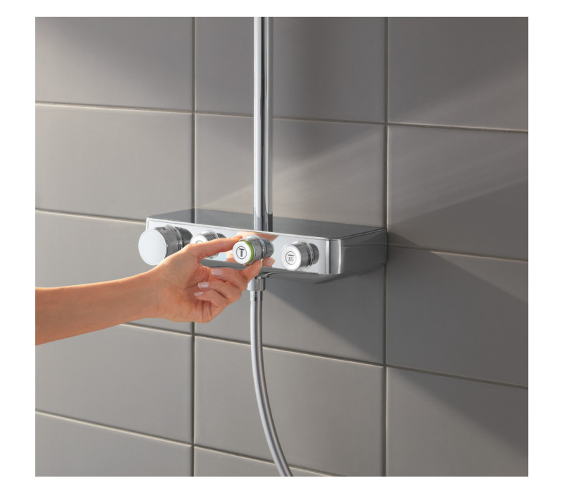 Душевая система Grohe Euphoria SmartControl System 310 Cube Duo с термостатом (26508000)