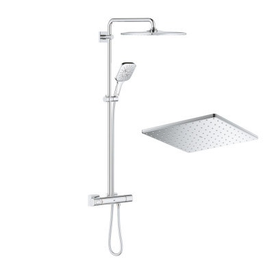 Душова система Grohe Rainshower Smartactive Cube 310 з термостатом для настінного монтажу (26649000)