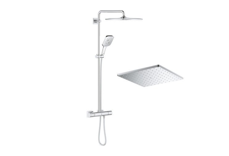 Душова система Grohe Rainshower Smartactive Cube 310 з термостатом для настінного монтажу (26649000) 26649000