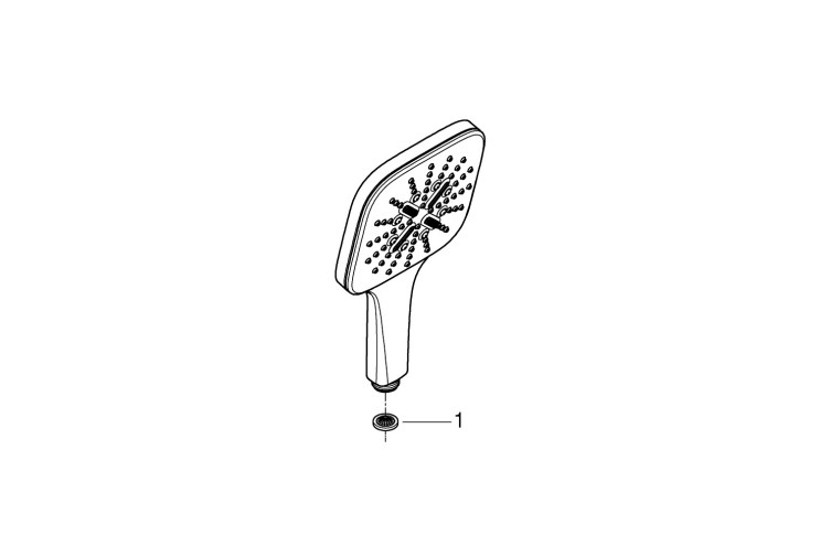 Душова система Grohe Rainshower Smartactive Cube 310 з термостатом для настінного монтажу (26649000) 26649000