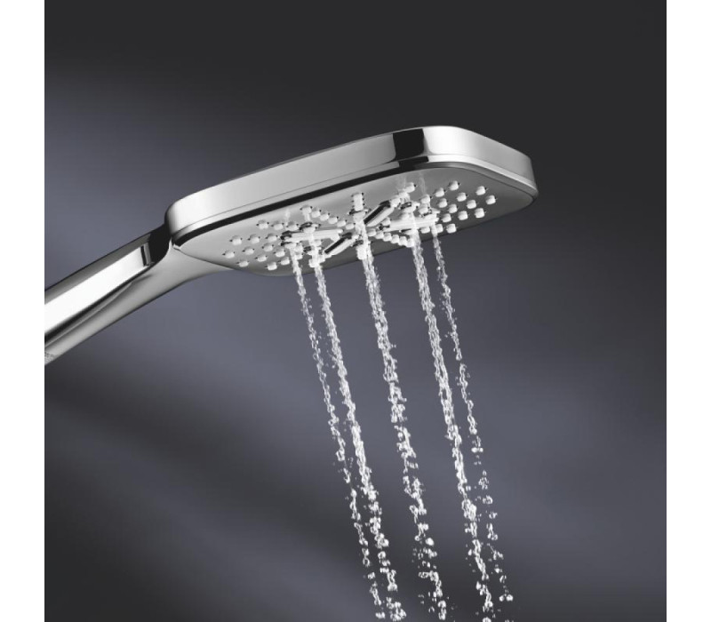 Душова система Grohe Rainshower Smartactive Cube 310 з термостатом для настінного монтажу (26649000) Душова система Grohe Rainshower Smartactive Cube 310 з термостатом для настінного монтажу (26649000)