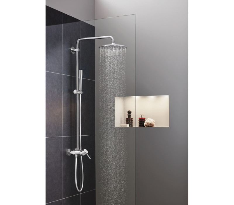 Душевая система Grohe Euphoria Concetto System 260 с однорычажным смесителем настенного монтажа (23061003) Душевая система Grohe Euphoria Concetto System 260 с однорычажным смесителем настенного монтажа (23061003)