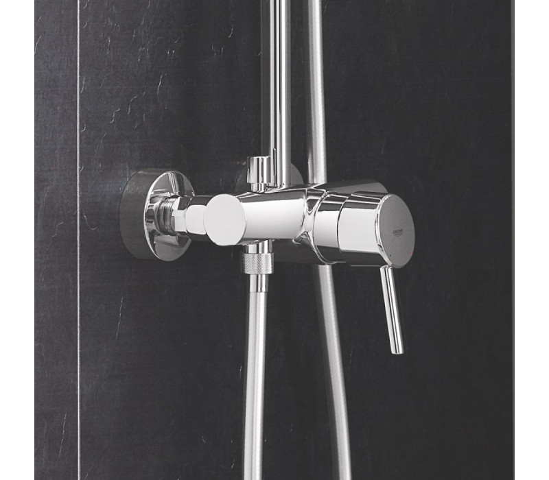 Душевая система Grohe Euphoria Concetto System 260 с однорычажным смесителем настенного монтажа (23061003) Душевая система Grohe Euphoria Concetto System 260 с однорычажным смесителем настенного монтажа (23061003)