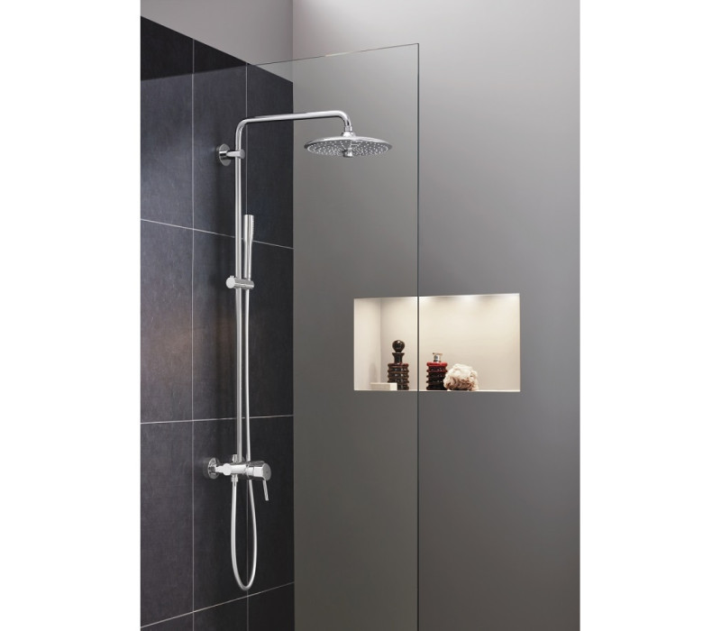 Душевая система Grohe Euphoria Concetto System 260 с однорычажным смесителем настенного монтажа (23061003) Душевая система Grohe Euphoria Concetto System 260 с однорычажным смесителем настенного монтажа (23061003)